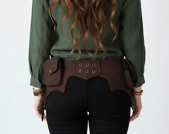 Cotton Festival belt  - Kaz Model Brown