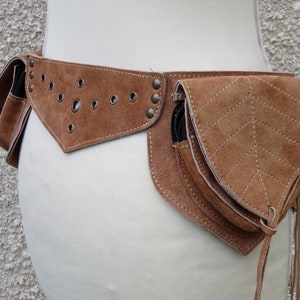 Ceinture Festival Daim Feuille Automne
