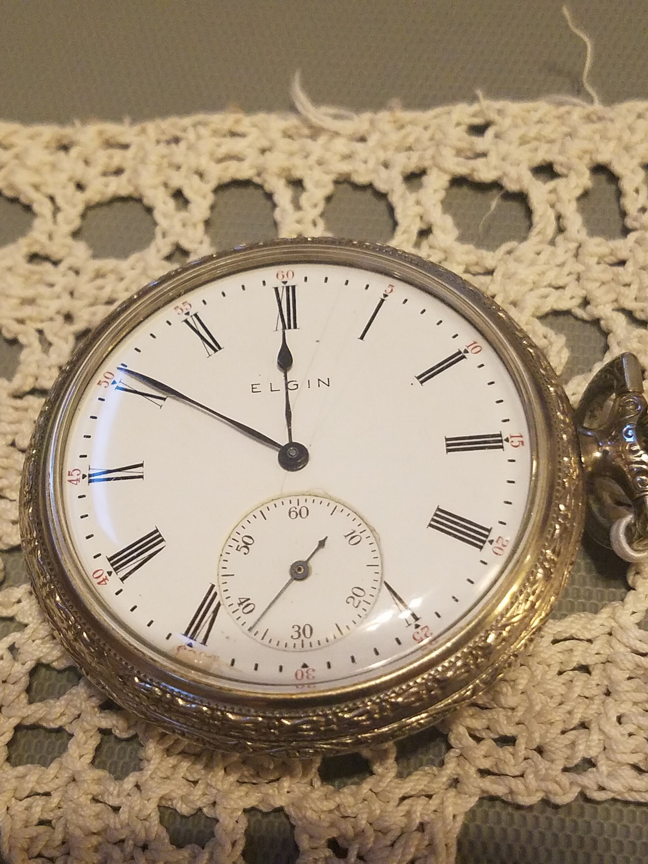 elgin size 12 pocket watch