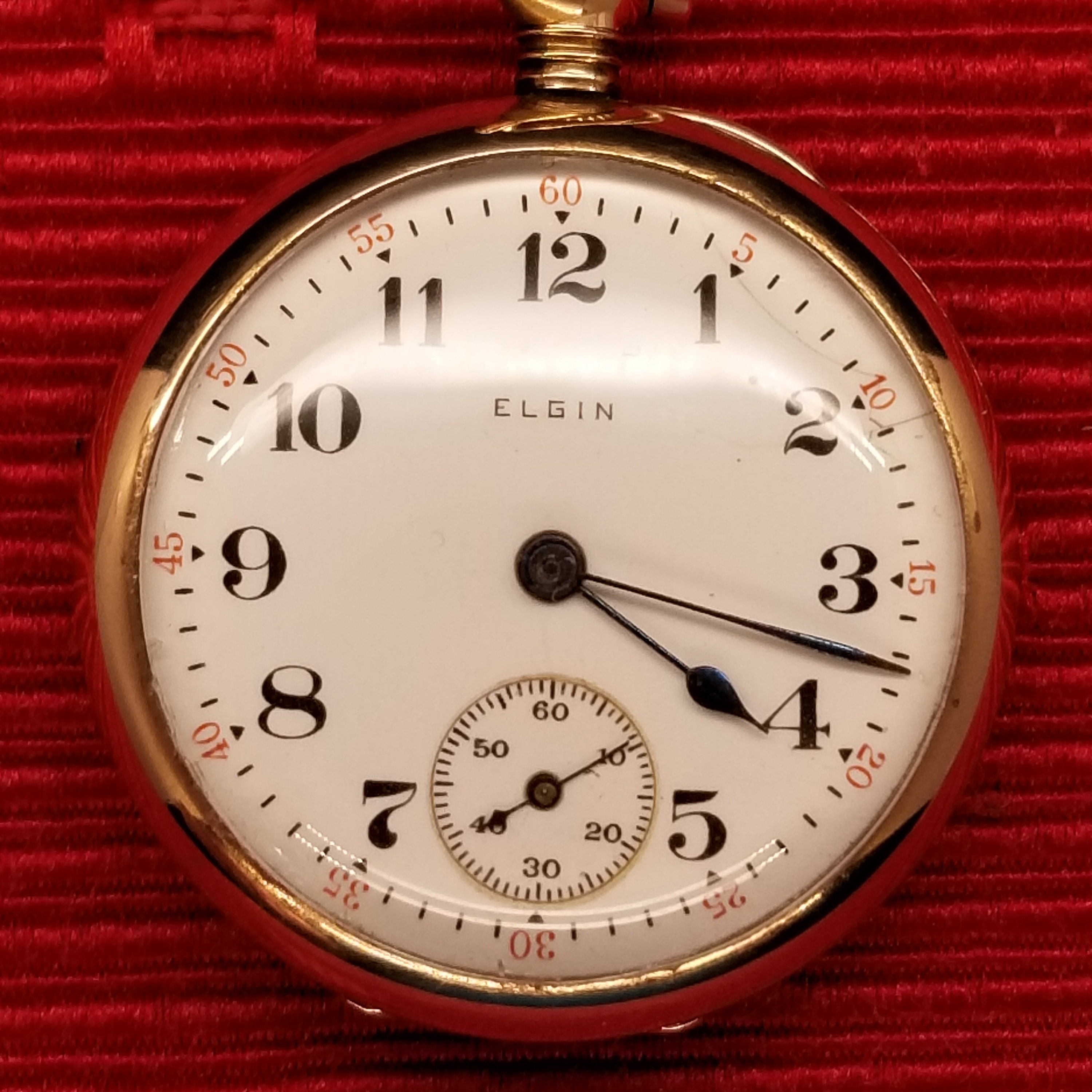 antique elgin ladies pendant watch