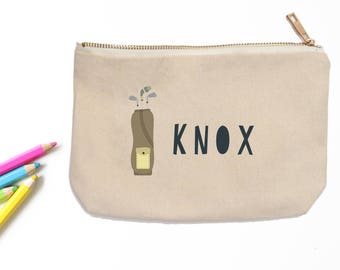 Golf Personalized Pencil Pouch // Custom Personalized Kids Golf Bag School Pencil Bag // Pencil Case