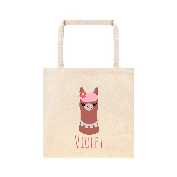 llama book bag