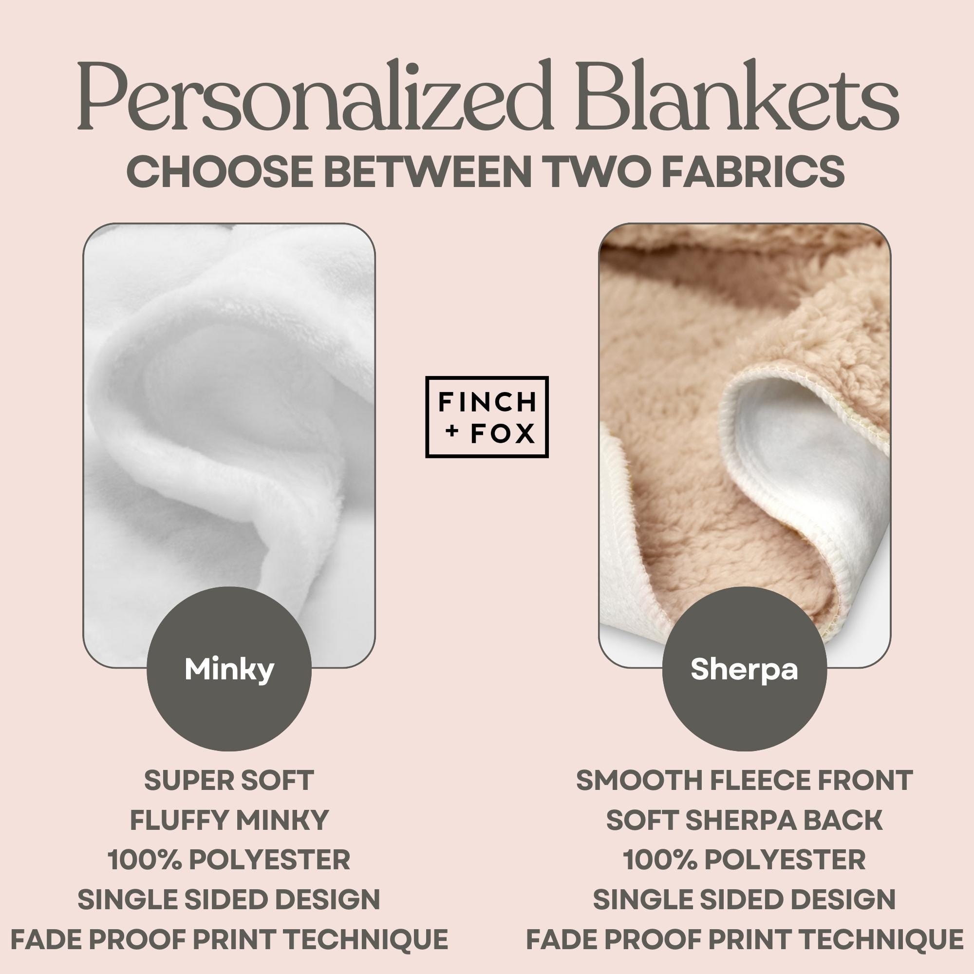 Personalized Wildflower Blanket: Vintage Floral Baby Girl Blanket