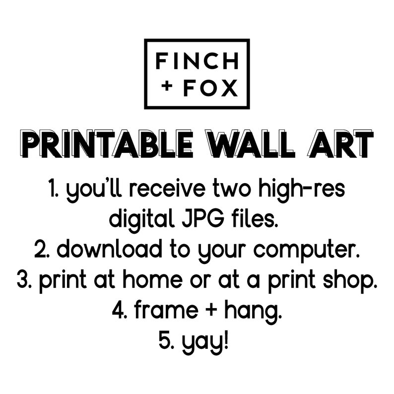 Hello Art Print, Wall Art Printable for Boys Room Decor, Minimalist Kids Wall Art Words, Simple Word Wall Print Digital Download image 2