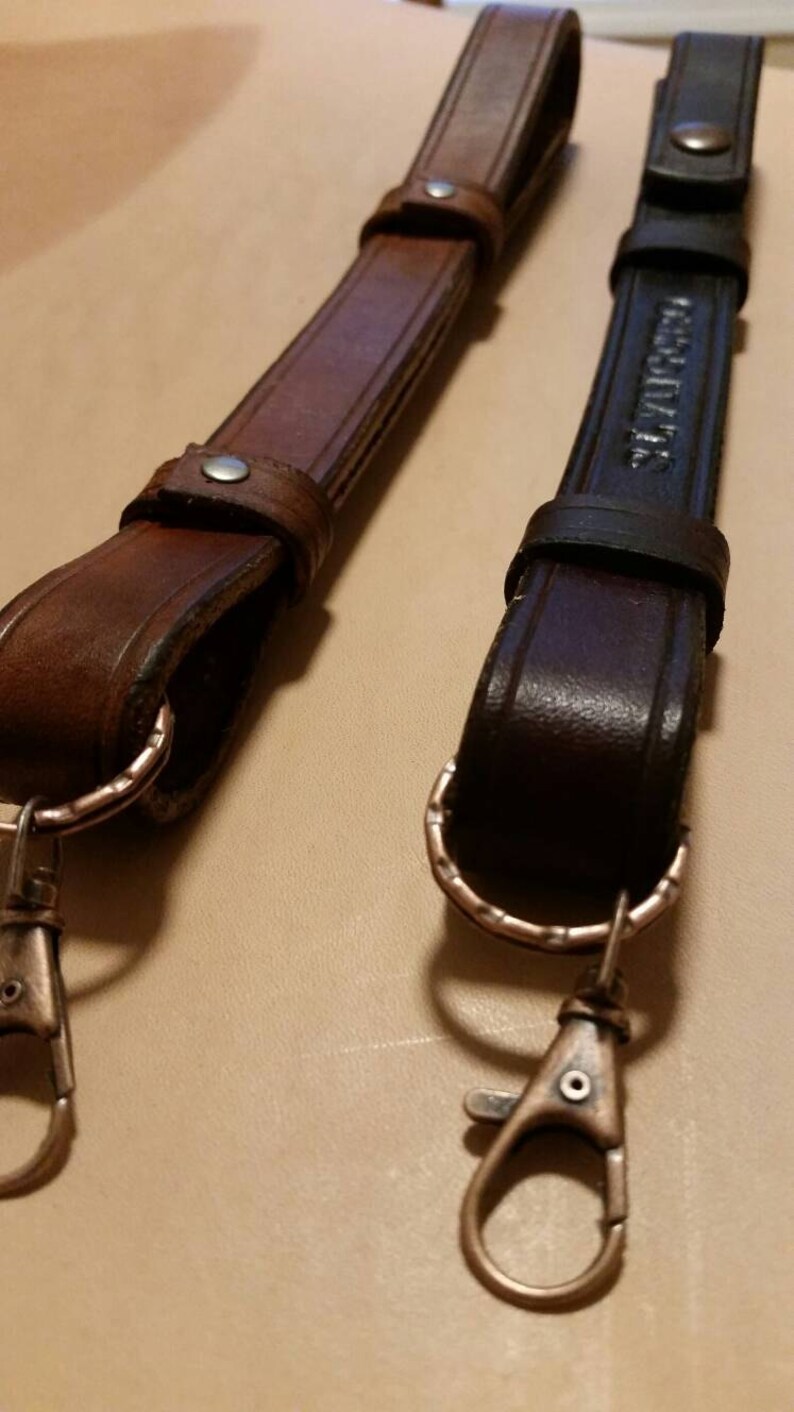 Glove Holder/strap With Leather Retention Rings - Etsy UK