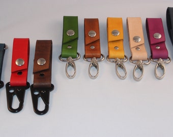 Leather Snap Key Chain