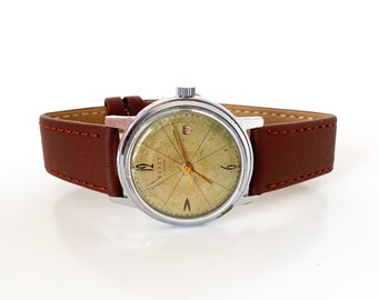 Unisex Vintage watch Poljot Men's old watch Personalized watch Engraved watch for men Mechanical retro watch gift for him gift for her