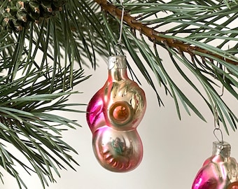 Glass Vintage Christmas Ornament Birds Parrots glass Christmas tree Ornaments Vintage Christmas Decor Retro Home Decor