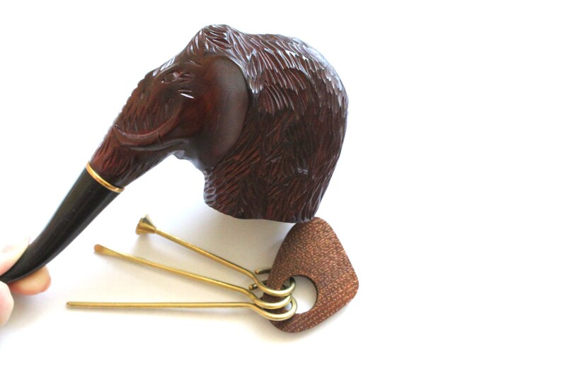 Gift set for him. Mammoth Tobacco Smoking Pipes with Tamper Etsy