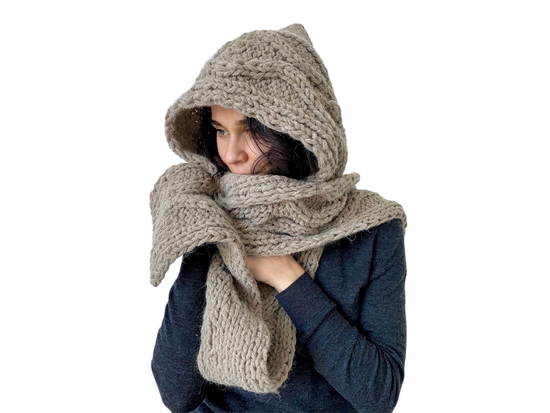 Oversized Hood Scarf - Etsy