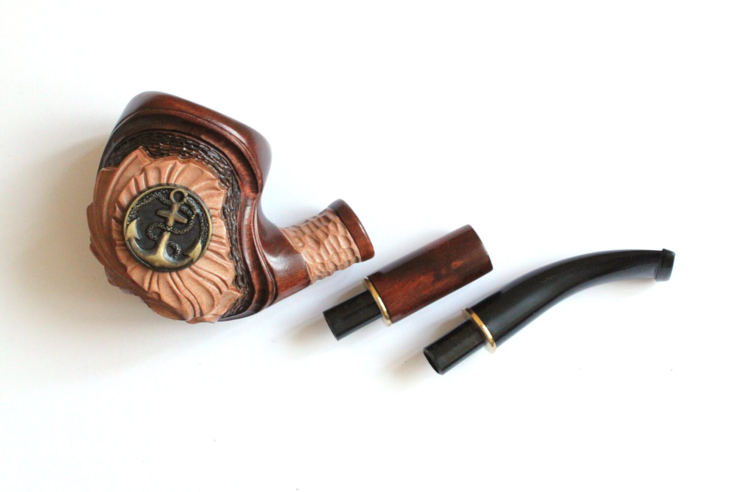 Handcarved Smoking Pipe anchor Tobacco Pipes Smoking Etsy