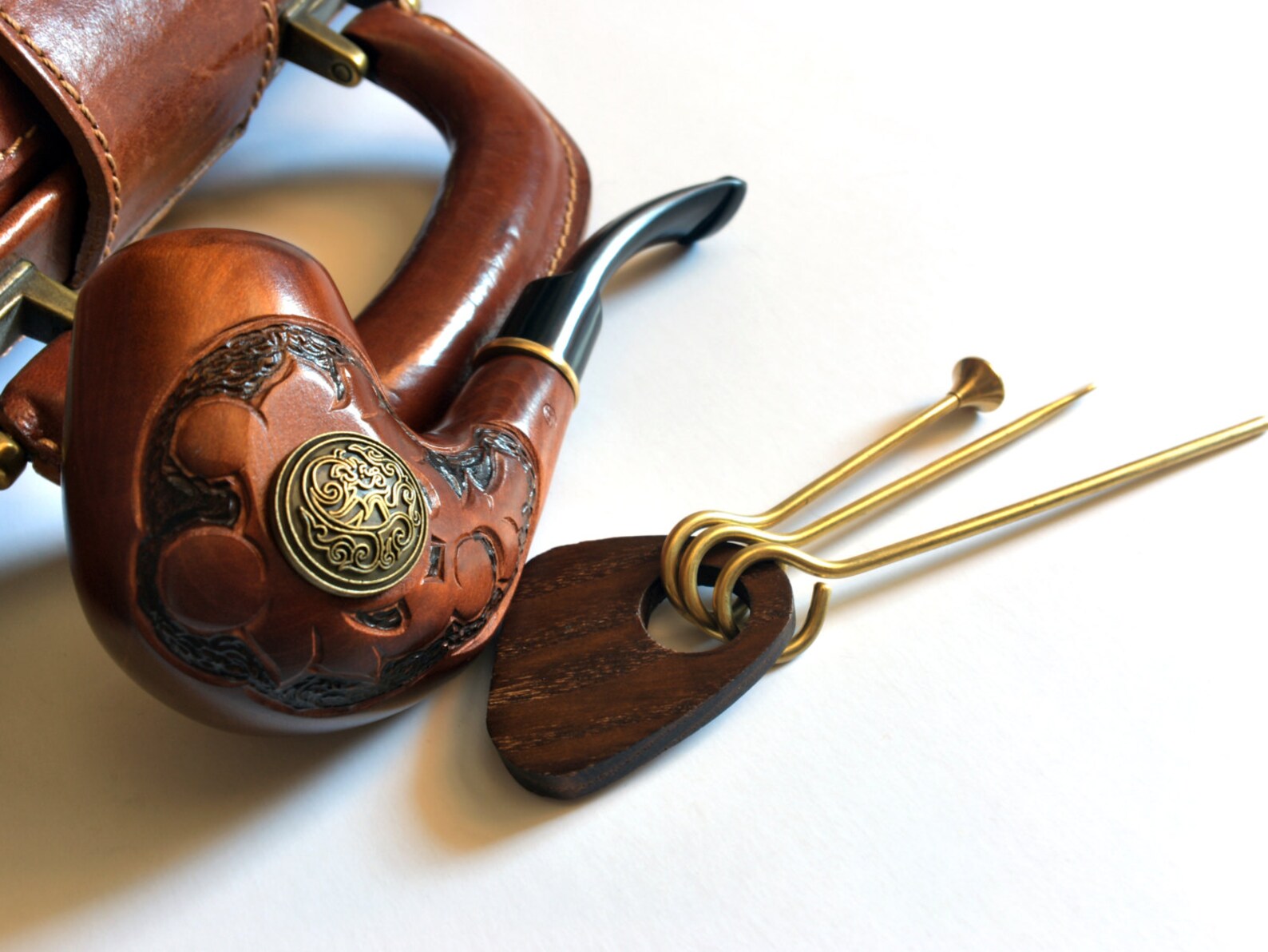 Pipe and Cleaning Tamper Tool Smoking Pipe Tobacco Pipe Etsy