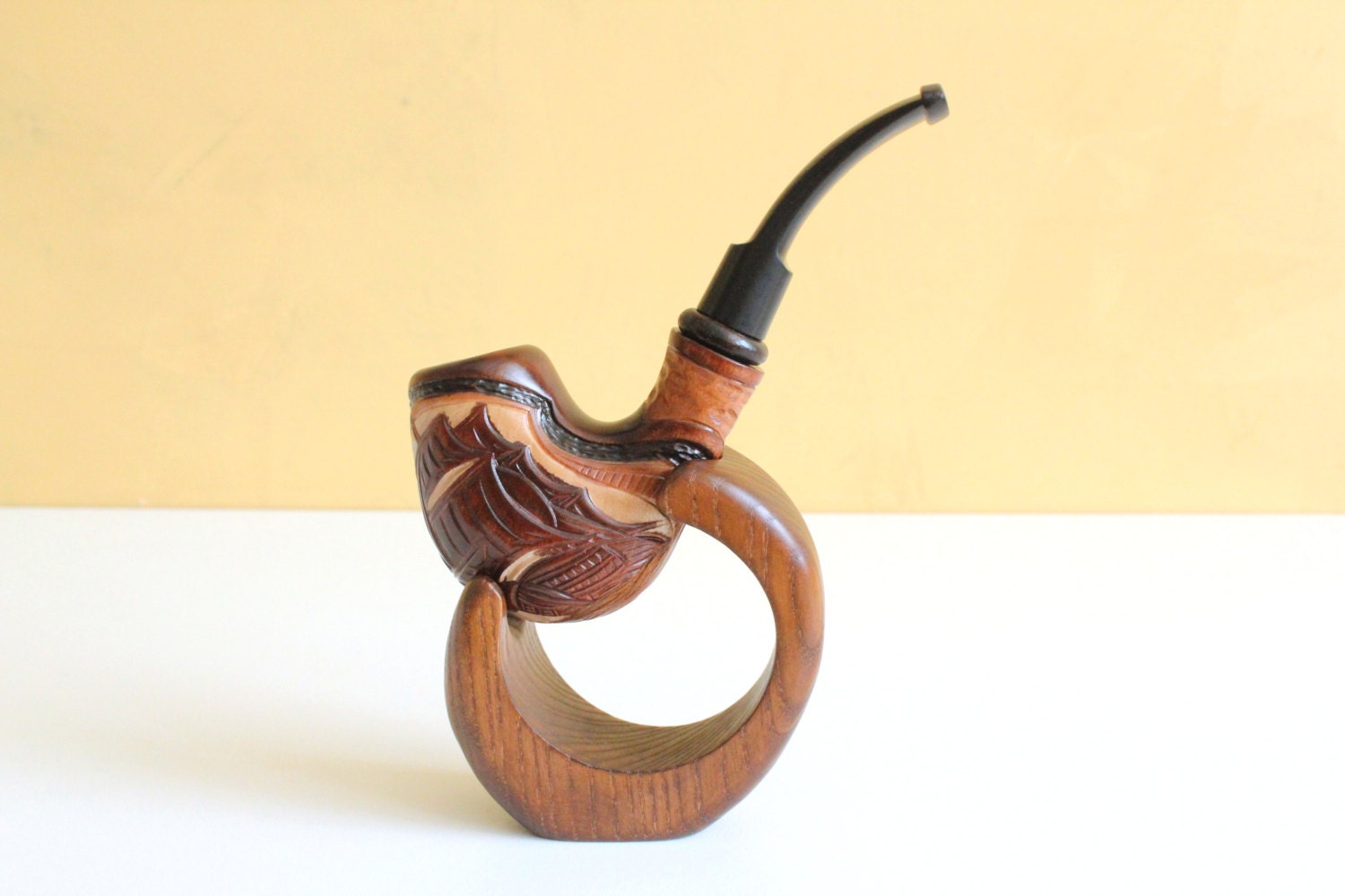 Gift set. Tobacco pipe Stand. Fairy Tale Ship Etsy