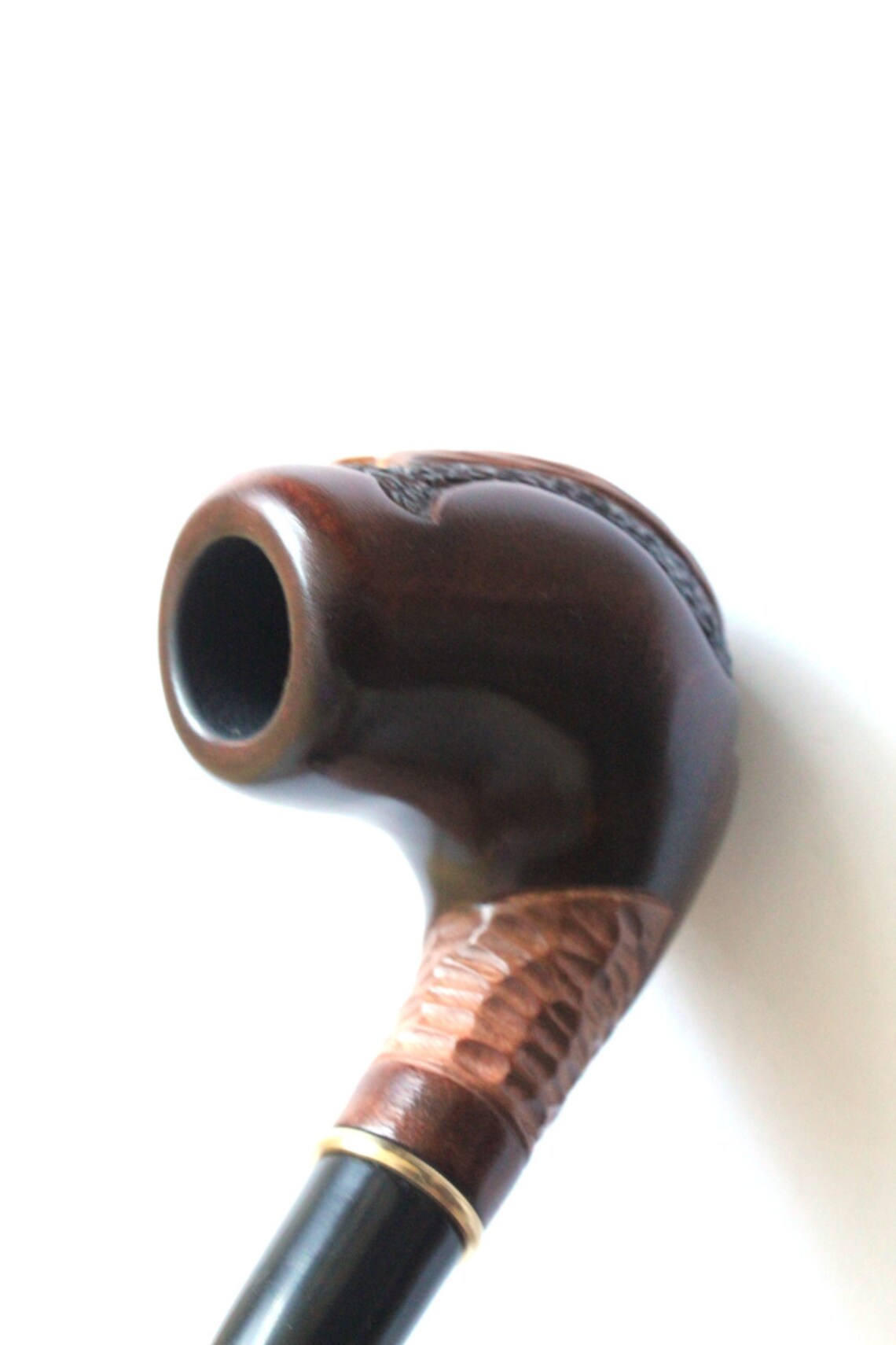 Pipe lions Head on the Stone. Wooden Pipe. Tobacco Etsy