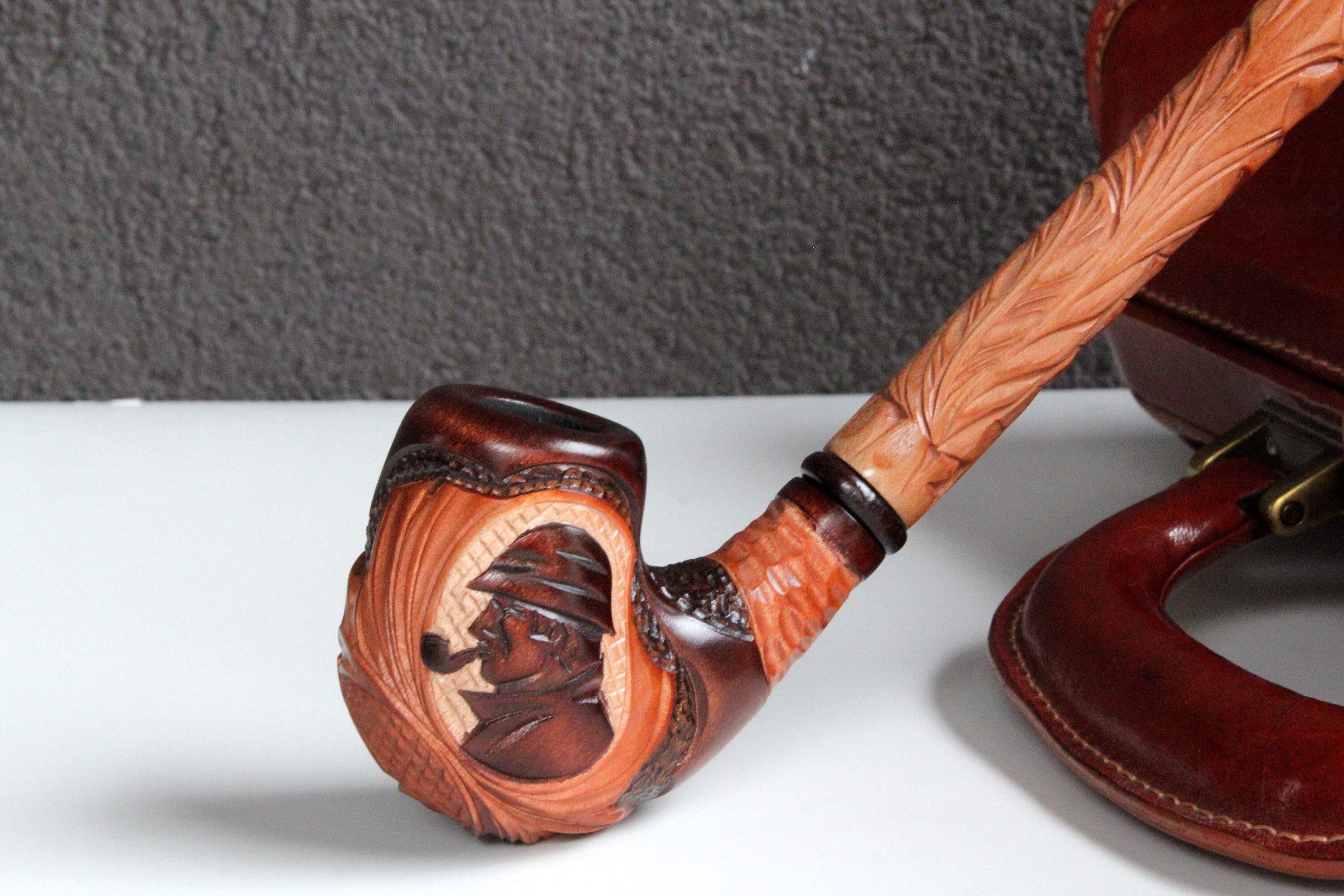 Tobacco pipe Sherlock. Long Churchwarden pipe. custom wood Etsy