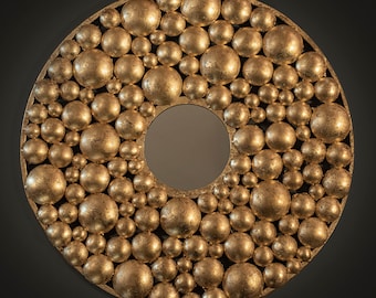 Colección MIRROR - Espejos de pared decorativos modernos de metal o madera
