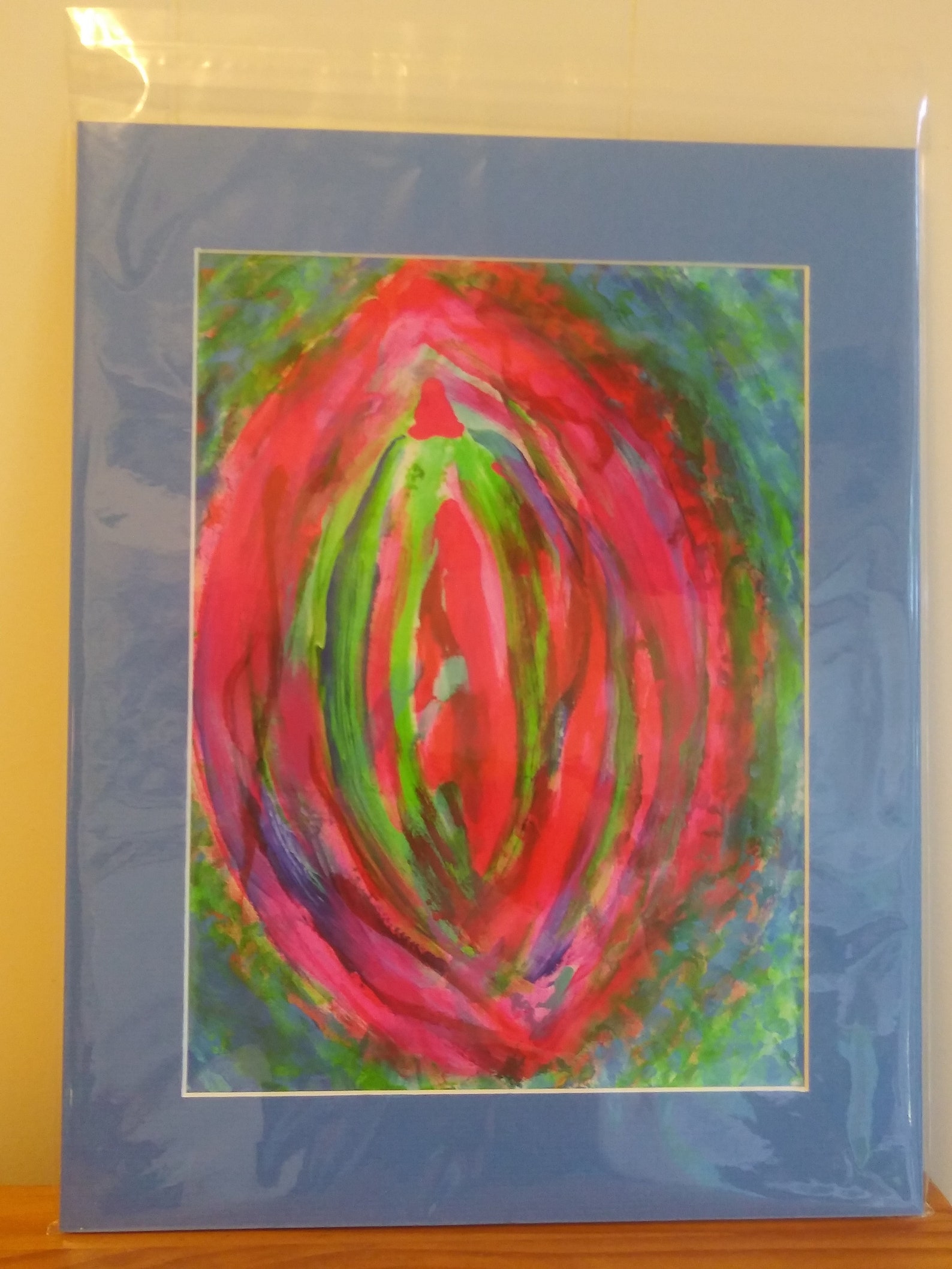 Yoni Artwork Print of Original Acrylic Painting on Canvas Etsy