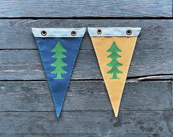 Wild Northland Tree Canvas Mini Pennant