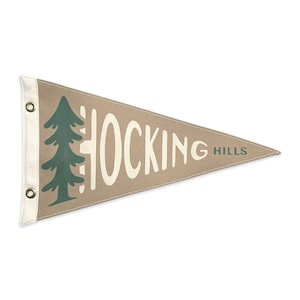 Hocking Hills State Park Canvas Pennant image 1