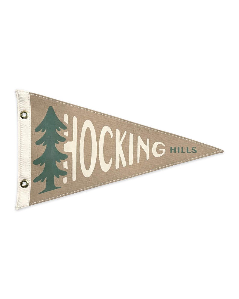 Hocking Hills State Park Canvas Pennant image 1