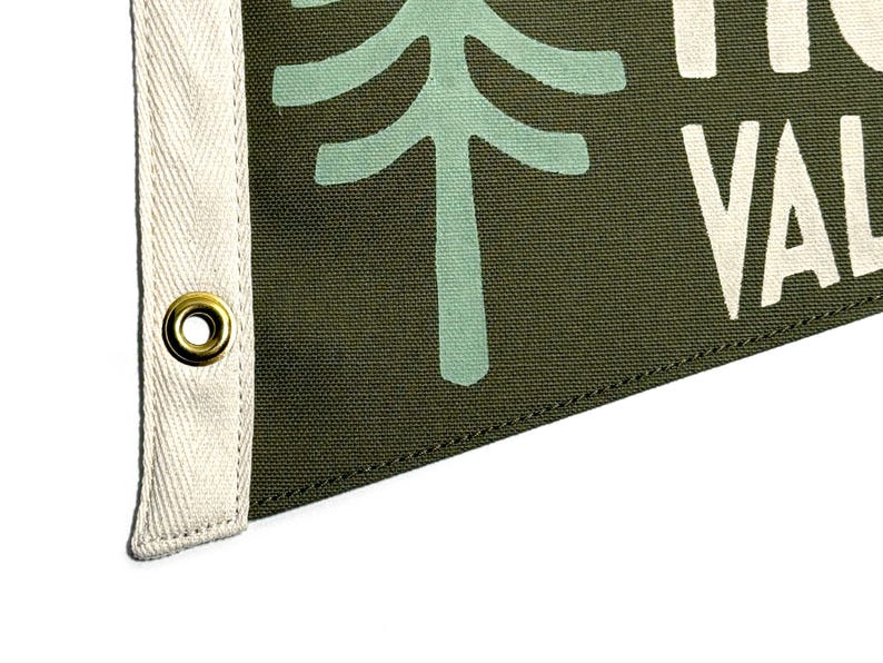 Hudson Valley New York Canvas Pennant image 2