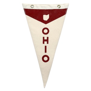 Ohio State Vintage-Inspired Canvas Pennant