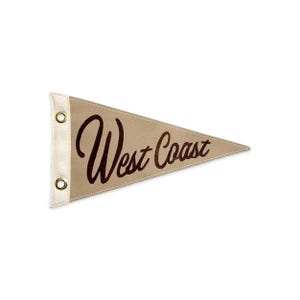 West Coast Surf-Inspired Mini Pennant