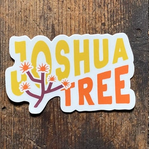 Joshua Tree National Park 3" Sticker - Weather Resistant Vinyl