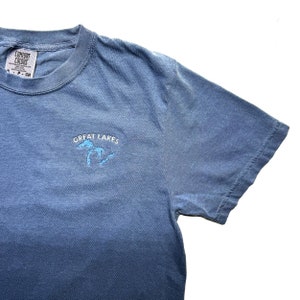 Great Lakes / Embroidered Heavyweight Short Sleeve T-Shirt