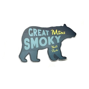 Great Smoky Mountains National Park 3&quot; Sticker - Weather Resistant Vinyl