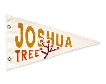 Joshua Tree National Park (California) Canvas Pennant