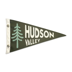 Hudson Valley New York Canvas Pennant image 1
