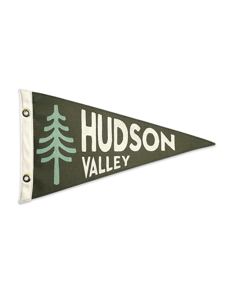 Hudson Valley New York Canvas Pennant image 1