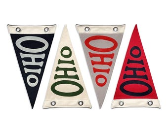 Ohio Mini Pennant – Small Canvas Flag