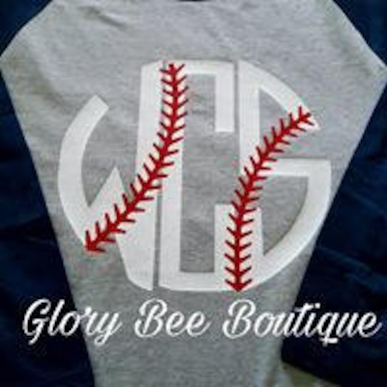 Baseball Monogram Raglan, Monogram Baseball Raglan, Baseball Mom ...