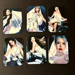 Cartões de fotos Kpop Purple Kiss (era Headway A)