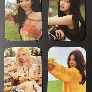 Cartões fotográficos Kpop Aespa (era C do Armagedom)