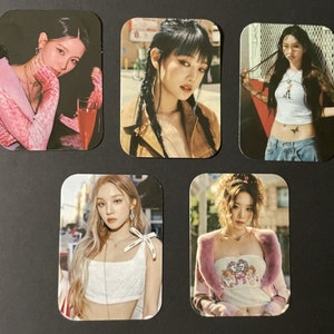 Cartões de fotos Kpop I-dle (I Feel era D)