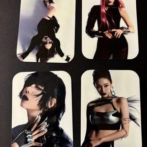 Cartões de fotos Kpop Aespa (era Whiplash C)
