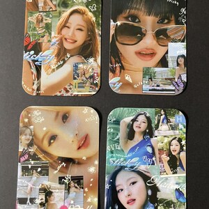 Cartões de fotos Kpop Kiss Of Life (Era Sticky A)