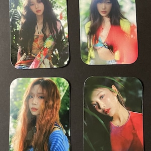 Cartões de fotos Kpop Aespa (era Better Things A)