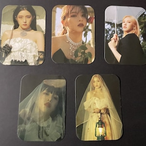 Cartões fotográficos Kpop Red Velvet (Psycho Era A)