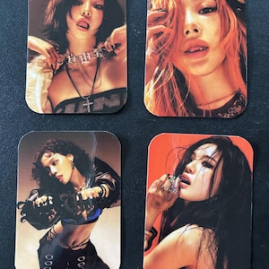 Cartões de fotos Kpop Aespa (era Dirty Work A)