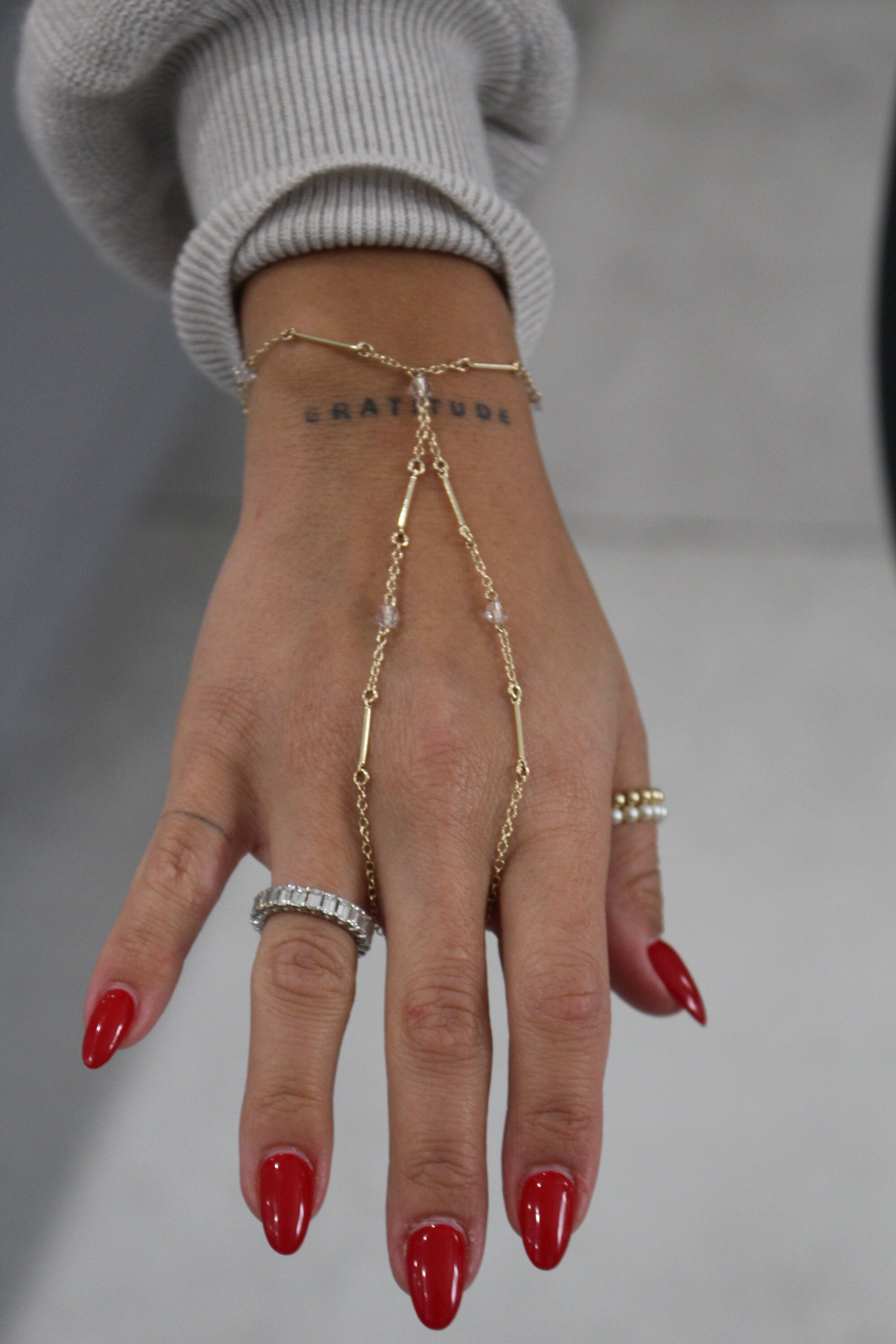 BRACELET CHAÎNE 3 PETITS CŒURS - BRACELETS ARGENT 925/Bracelets Chaînes