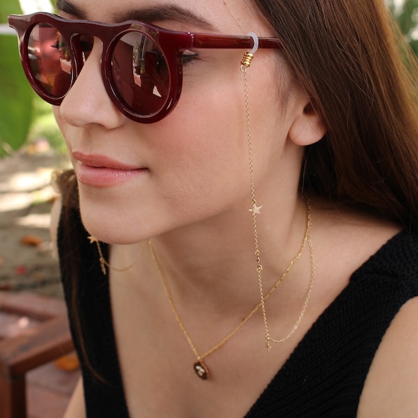 Eye Glasses Chain Etsy