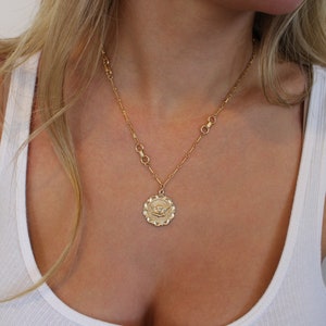 Cupid Coin Necklace * Angel Medallion Necklace * Cherub Necklace * Gold Cupid medallion Necklace * Silver Cherub coin * Valentine’s Day Gift