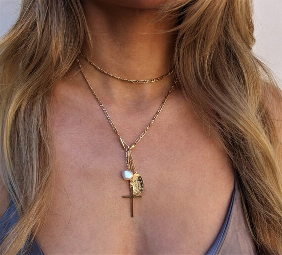 Long wrap shop around necklace