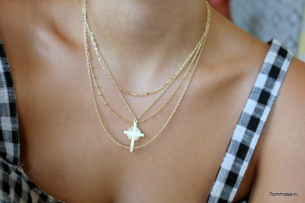 【mnem】Mape Layered Pendant Necklace Custom Map Necklace, Coordinate Pendant, Where We Met Map