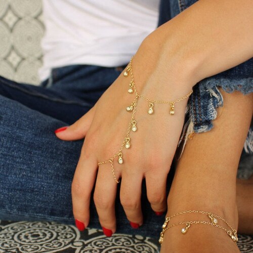 Slave Bracelet Ring Bracelet Finger 
