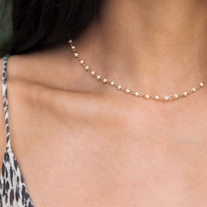 Bridal Pearl Necklace * Layering Pearl Necklaces * Classic Pearl Necklace * Dainty Pearl Necklace * Bridesmaid Gift * Wedding Jewelry *